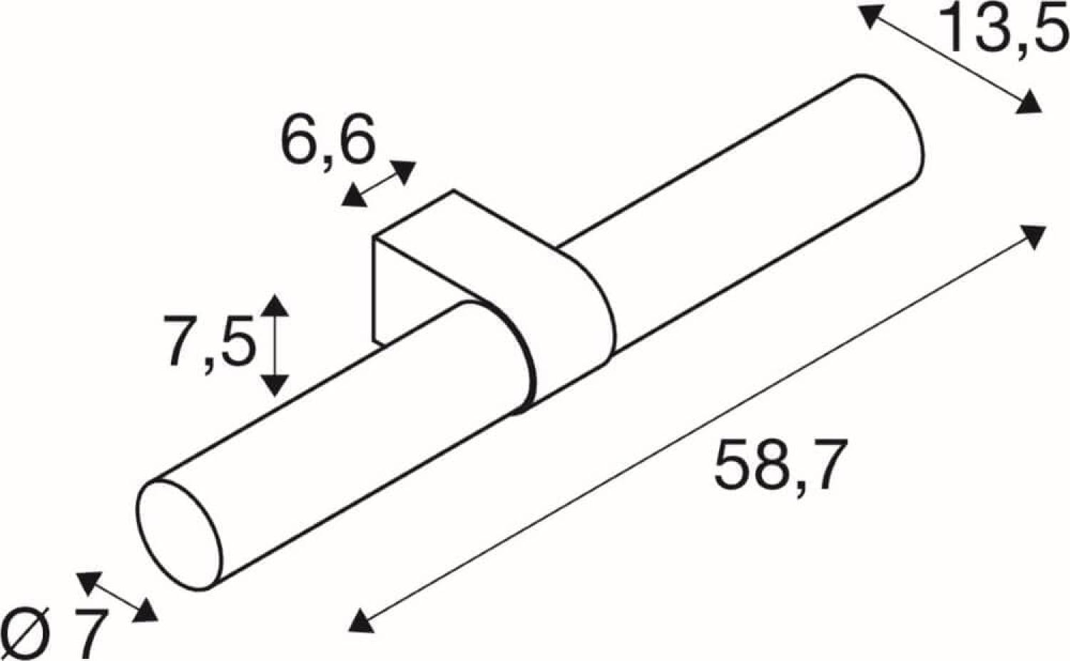 SLV LYGANT double, Wandaufbauleuchte, 3000K, 11W, schwarz - Aufbaustrahler Bild 1