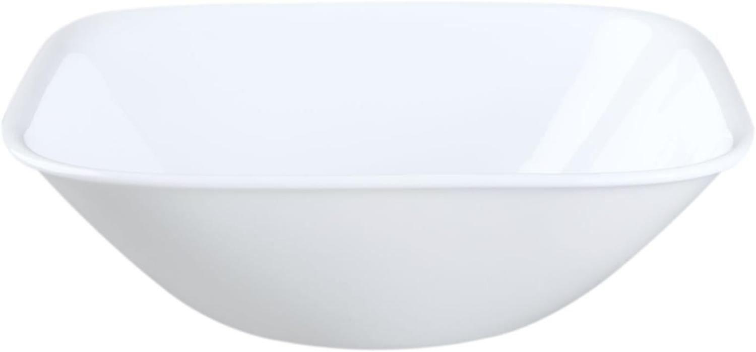 Corelle Müslischale pure white aus robustem, weißem Glas Bild 1