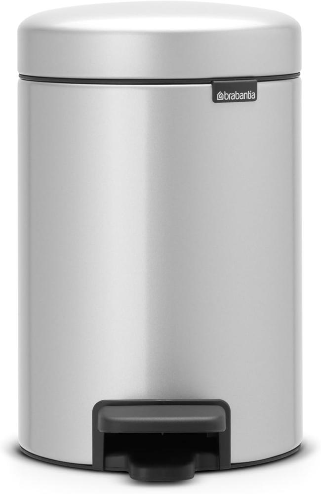 Brabantia 'NewIcon' Treteimer, Metallic Grey, 3 Liter Bild 1