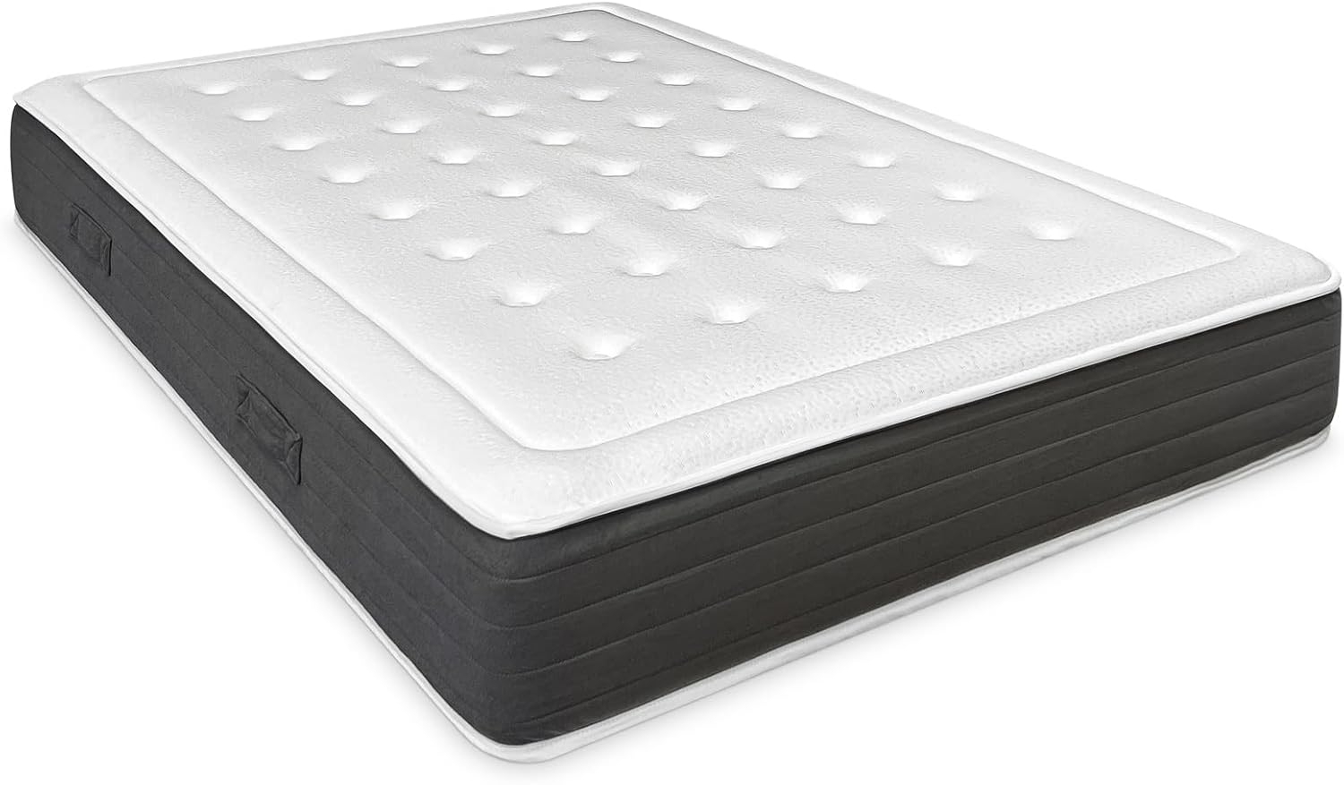 Dreaming Online - Viskoelastische Matratze Bio Nature | umweltfreundlich | Dicke 24 cm | Härte und Komfort | mittlere Härte, milbendicht, antibakteriell und hypoallergen. 90x180 cm Bild 1