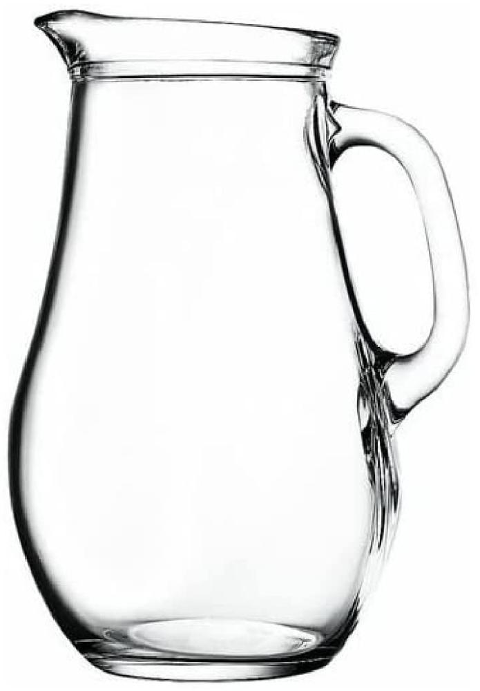 Pasabahce Bistro 80119 - Krug Glaskrug Wasserkrug, 1. 850 ml, ~2 Liter Bild 1