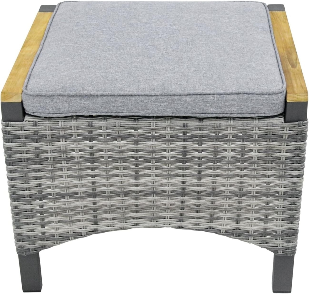 LC Garden Keramo Teak Dining Hocker Fußbank Bild 1