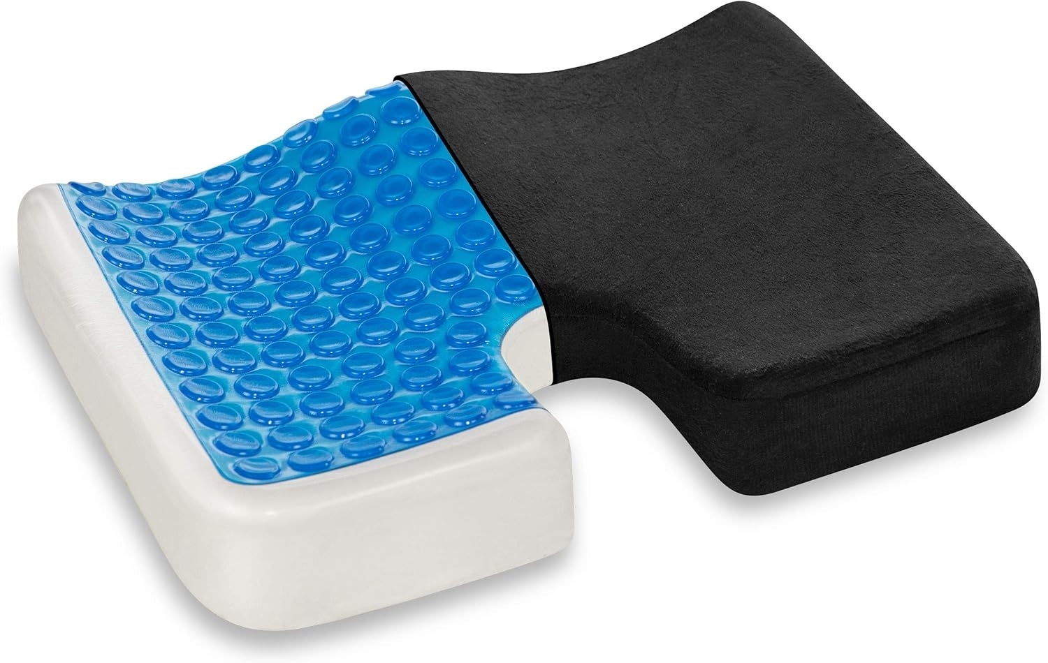 Vitabo Steißbeinkissen ergonomisches Sitzkissen, Steißbein-Kissen, Gel-Schicht (Schwarz), 1-tlg. Bild 1