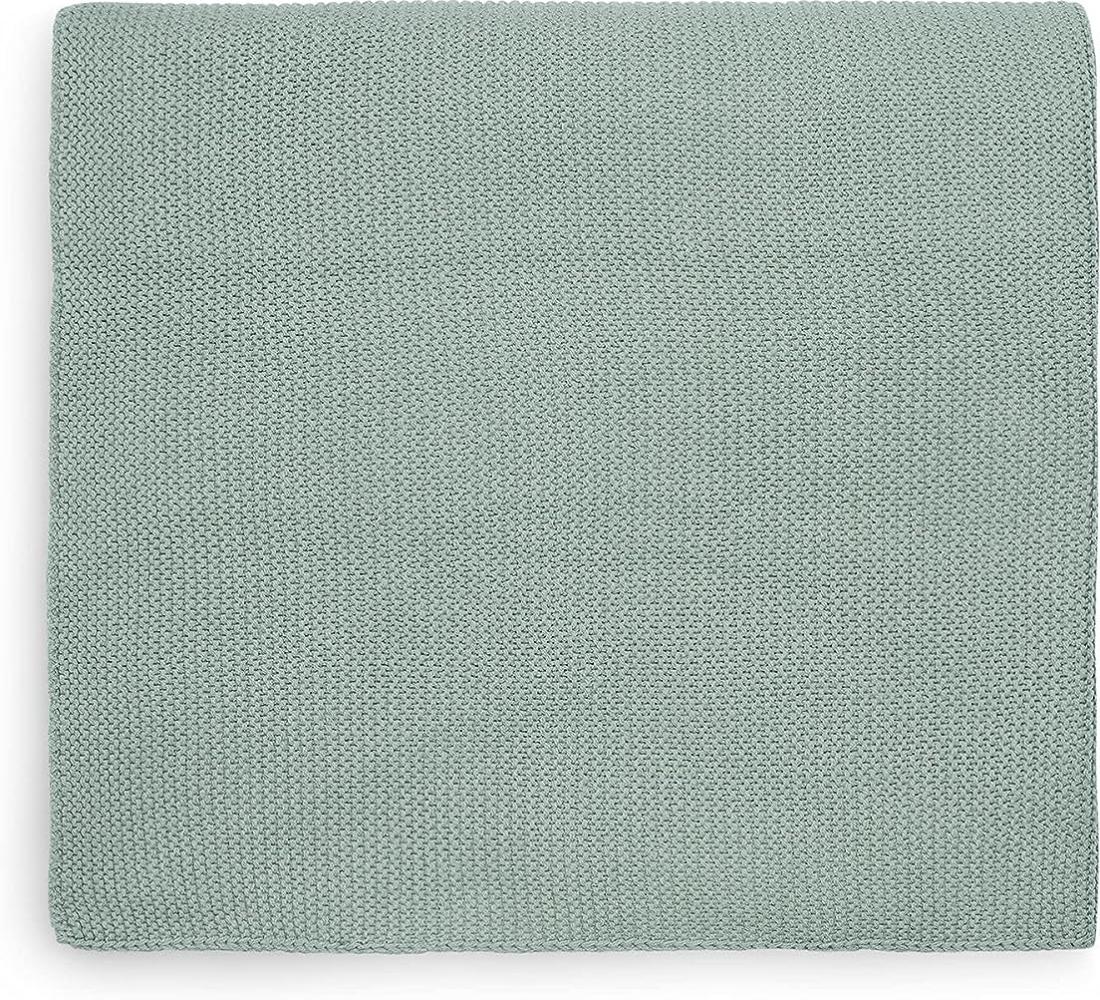 Jollein Basic Knit Babydecke Waldgrün 75 x 100 cm Bild 1