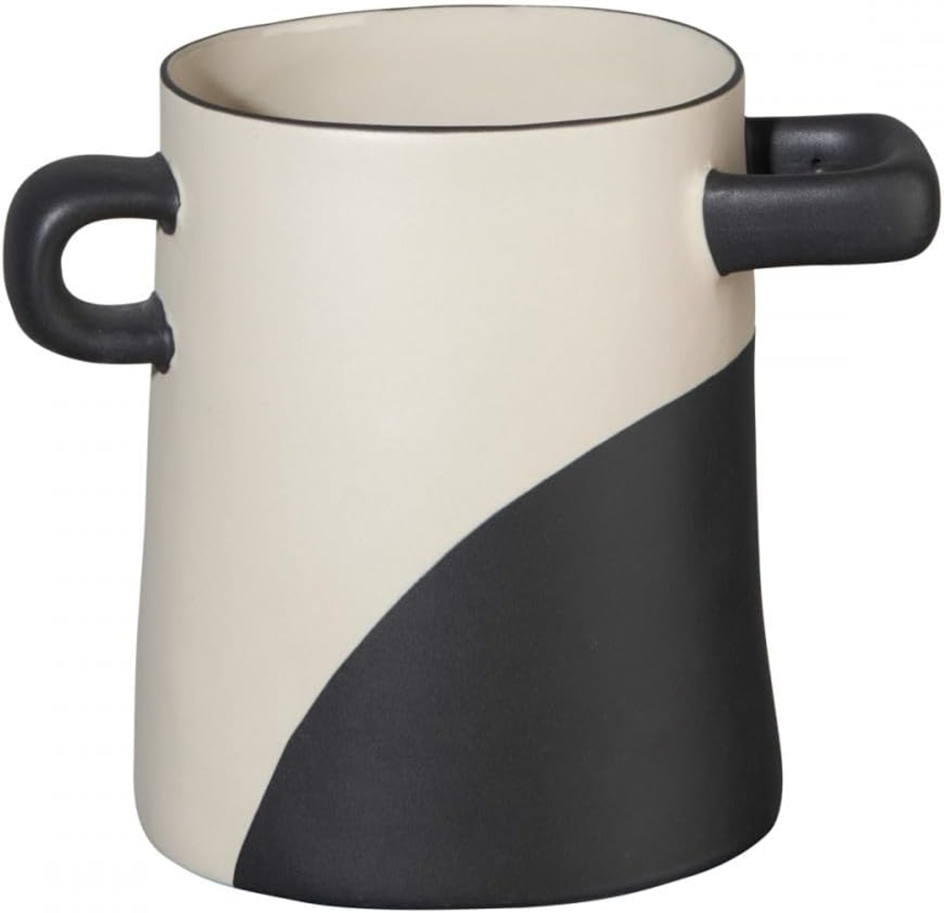 ASA Selection Vase Schwarz Getunkt Rayu L 13,5 cm B 13,5 cm H 15,5 cm Bild 1