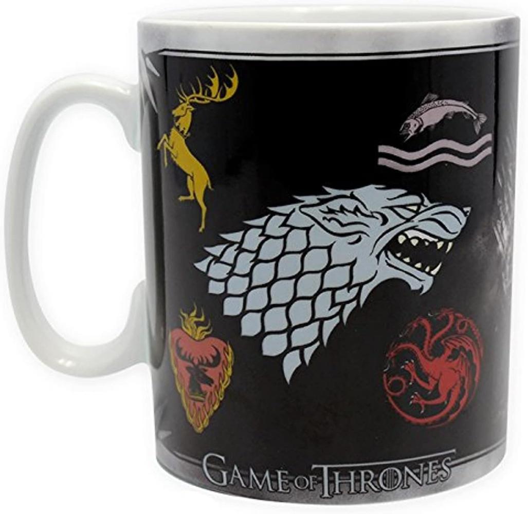 GAME OF THRONES - Jumbo Tasse "Logos and Throne" Bild 1