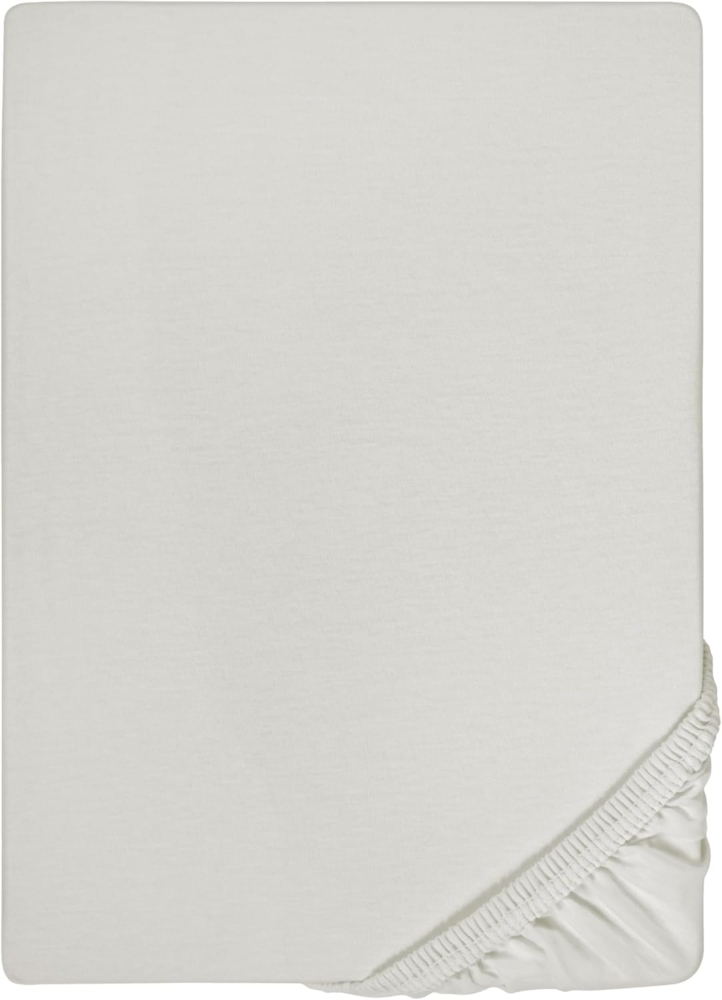 biberna Feinjersey-Spannbetttuch 0077144, grau, 1x 140x200 cm - 160x200 cm Bild 1