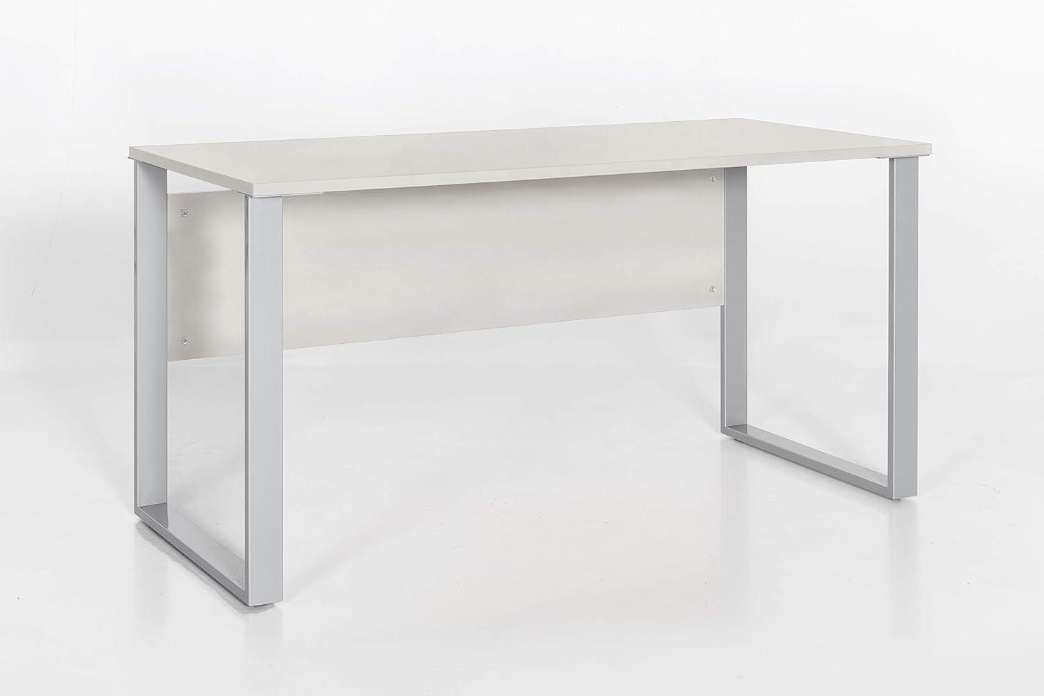 Möbelpartner Schreibtisch Lola 701421 lichtgrau, 140,0 x 65,0 x 73,2 cm Bild 1