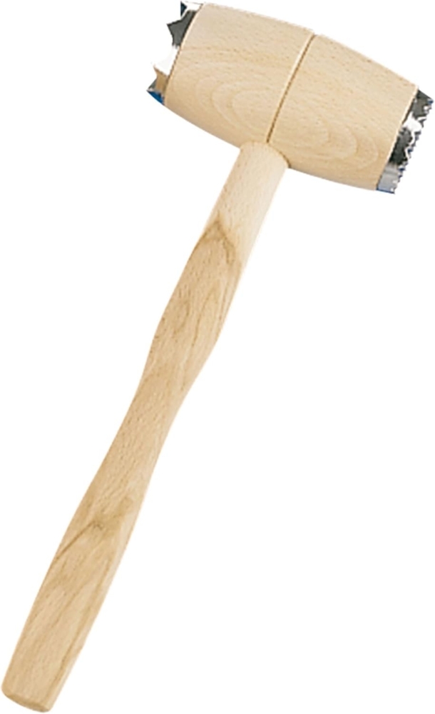 Städter Fleischhammer, mit Stahlkappen, Fleischklopfer, Schnitzelklopfer, Fleisch Hammer, Holz, 29 cm, 806016 Bild 1