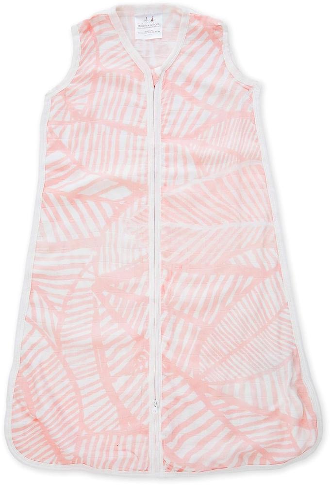 aden + anais Island Soft Swaddle - Packung von 1 | Tragbarer Musselin & leichtes Vicose von Bambusschlaf -Sack -Decke | Netter Schlafsack für Baby Girls | 18-36 Monate | Kleinkind Bild 1