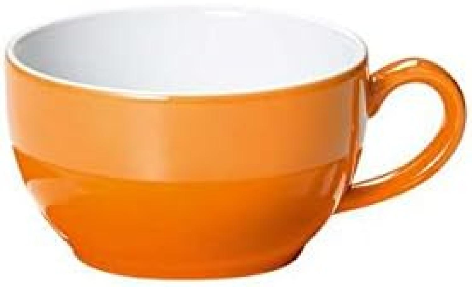 Kaffee-Obertasse 0,25 l Solid Color Orange Dibbern Kaffeetasse - Mikrowelle geeignet, Spülmaschinenfest Bild 1