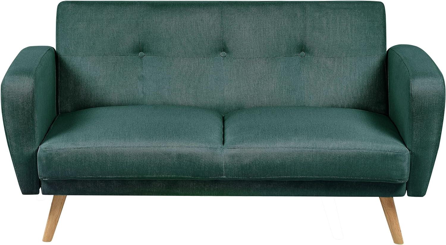 2 Sitzer Sofa FLORLI Dunkelgrün Bild 1