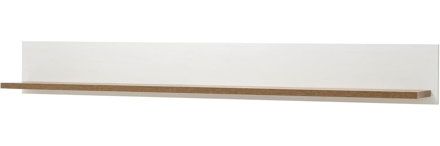 Wandboard Seyne in weiß Pinie und Eiche Landhaus 160 cm Bild 1