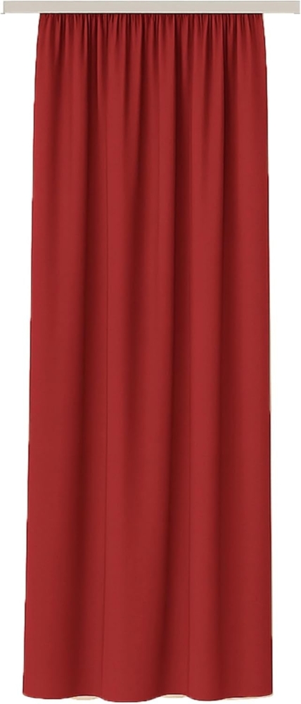 Bestlivings Vorhang "Ellen" mit Universalband (1 St), Kräuselband, blickdicht, Mikrofaser satinähnlich, einfarbig, waschbar bei 30°C, meist bügelfrei Bild 1
