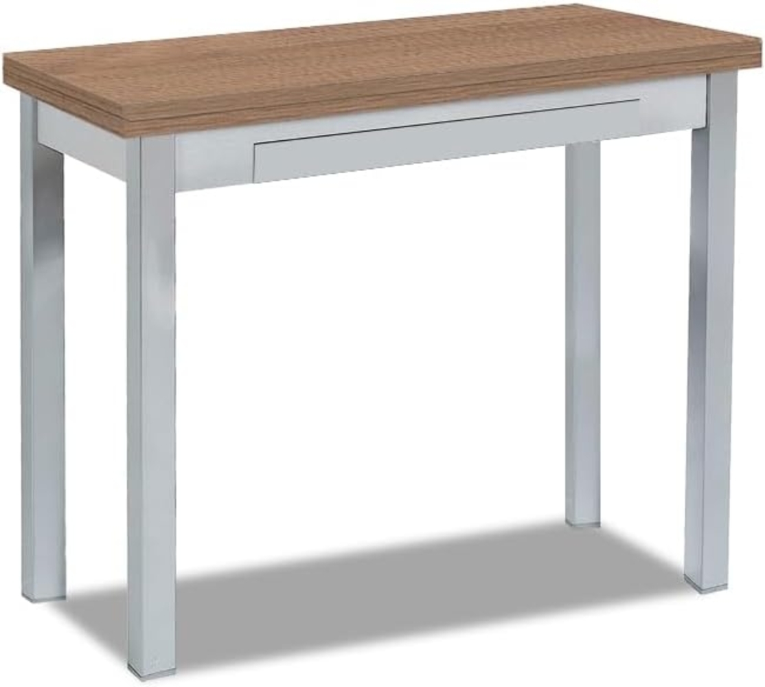 ASTIMESA Küchentisch, Buchstil, 80x40 cm, laminiert, Eiche dunkel Bild 1