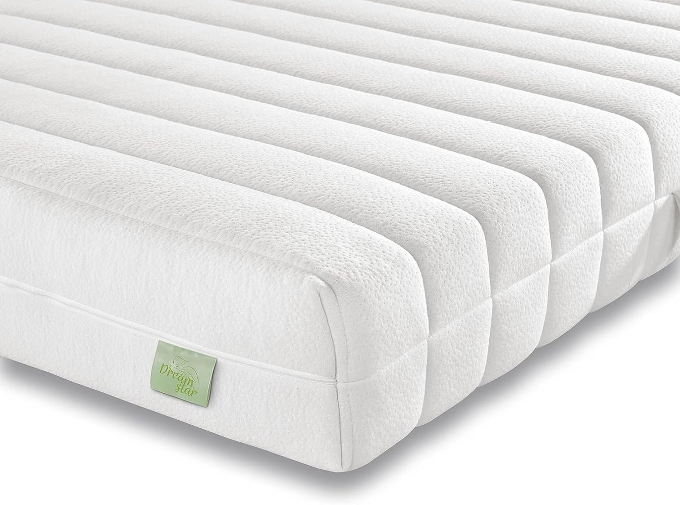 DREAMSTAR Vital Flex Duo | orthopädische 7-Zonen Kaltschaummatratze | 16 cm hoch | Öko-Tex Zertifiziert | Härtegrad 2 und 3 (H2 & H3) | Rollmatratze | 160x200 cm Bild 1