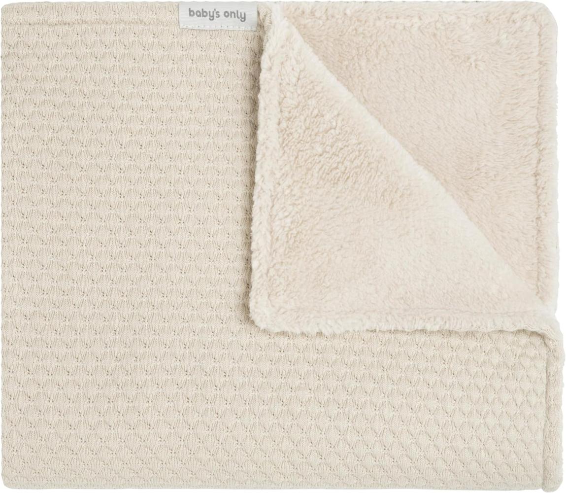 Baby’s Only Sky Teddy Babydecke Warm Linen 70 x 95 cm Ecru Bild 1