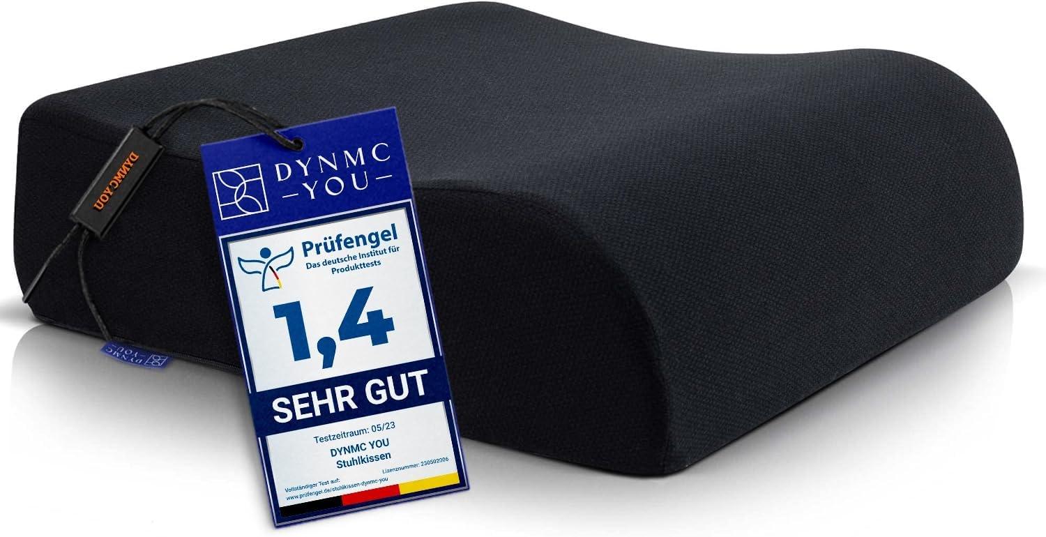 DYNMC you Sitzkissen Bequeme Sitzerhöhung Stuhl Erwachsene & Kind, Formstabiles, 13cm Sitzkissen für Stuhl, Auto, Büro, Aufstehhilfe Bild 1