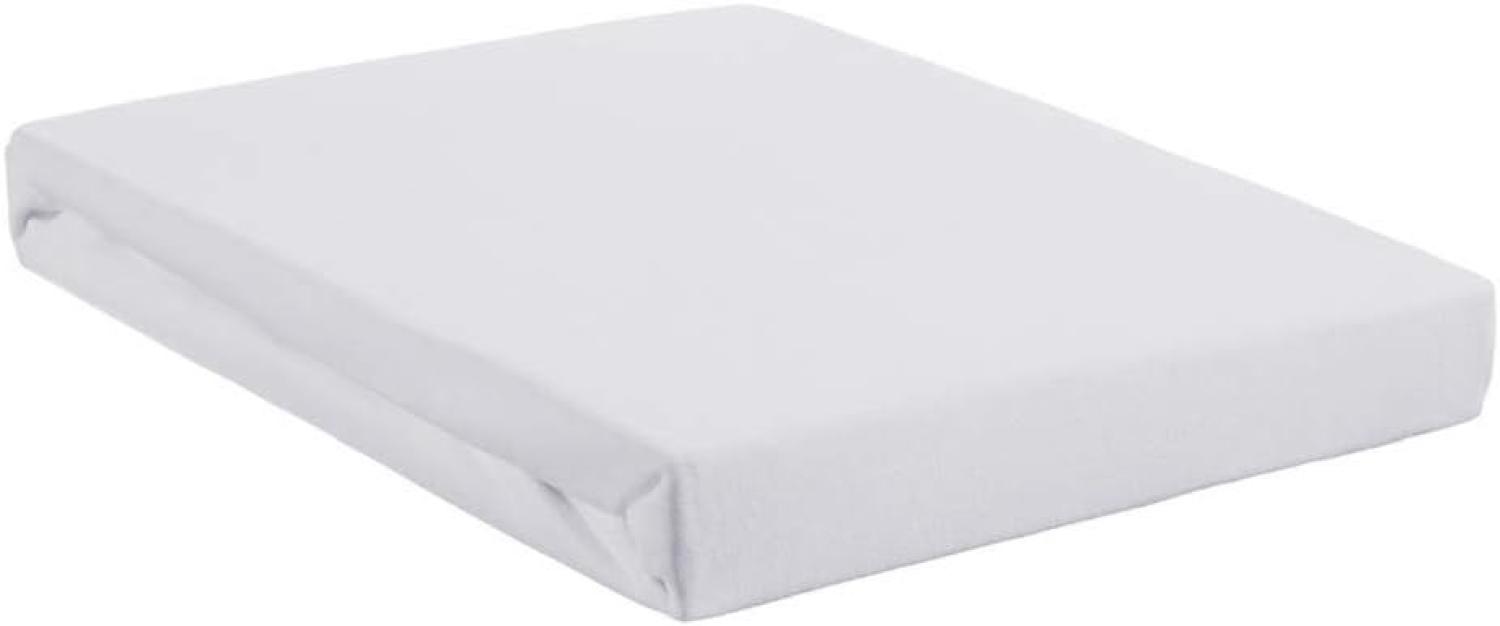 Beddinhouse Jersey-Elasthan Spannbettlaken Lycra Hl White 180/200 X 200/220 Cm Hh: 35 Cm 180/200 x 200/220 cm Steghöhe: 35 cm 1 Spannbettlaken Weiß Bild 1