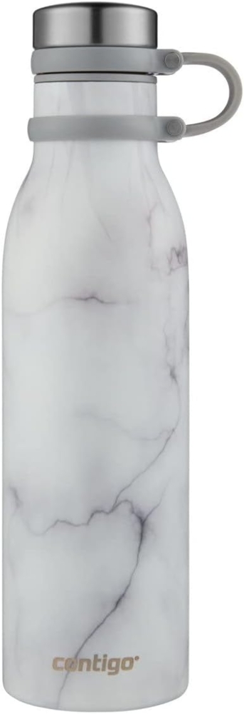 Thermosflasche Matterhorn White Marble 590 ml aus Edelstahl von CONTIGO Bild 1