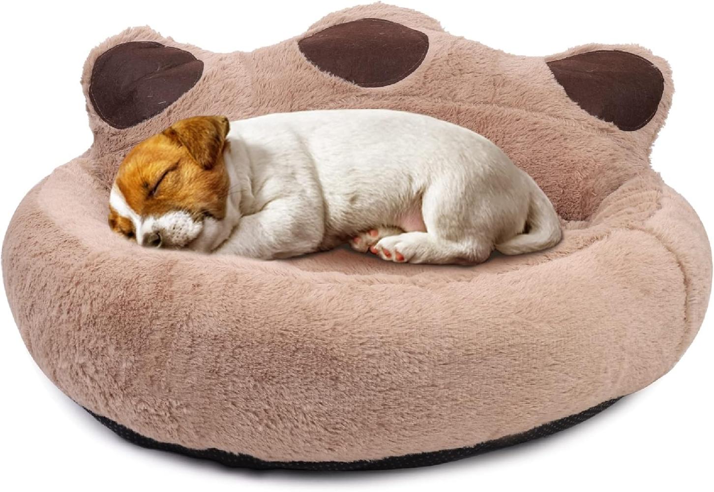 wuuhoo® Hundebett Tapsy für Hunde und Katzen - weich, waschbar, für Haustiere M, Beige, 40 x 34 cm Bild 1