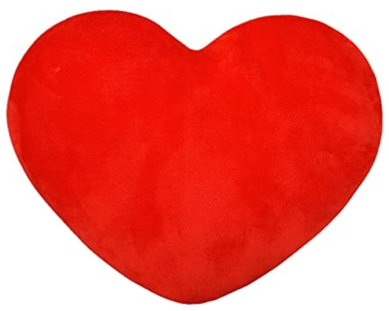 Herzkissen, Herz Kissen Kinderzimmer, Kuschelkissen Kinder Herzform Dekokissen Kopfkissen Kissen Zierkissen, Plüsch Kinderkissen für Kinderzimmer Sofa Dekoration (Rot,50 cm) Bild 1