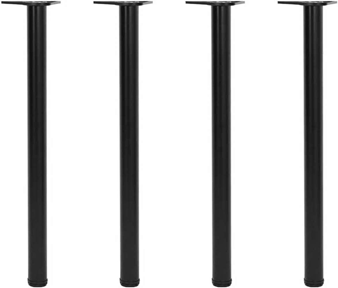 4 höhenverstellbare Tischbeine Schwarz 870 mm 242149 Bild 1
