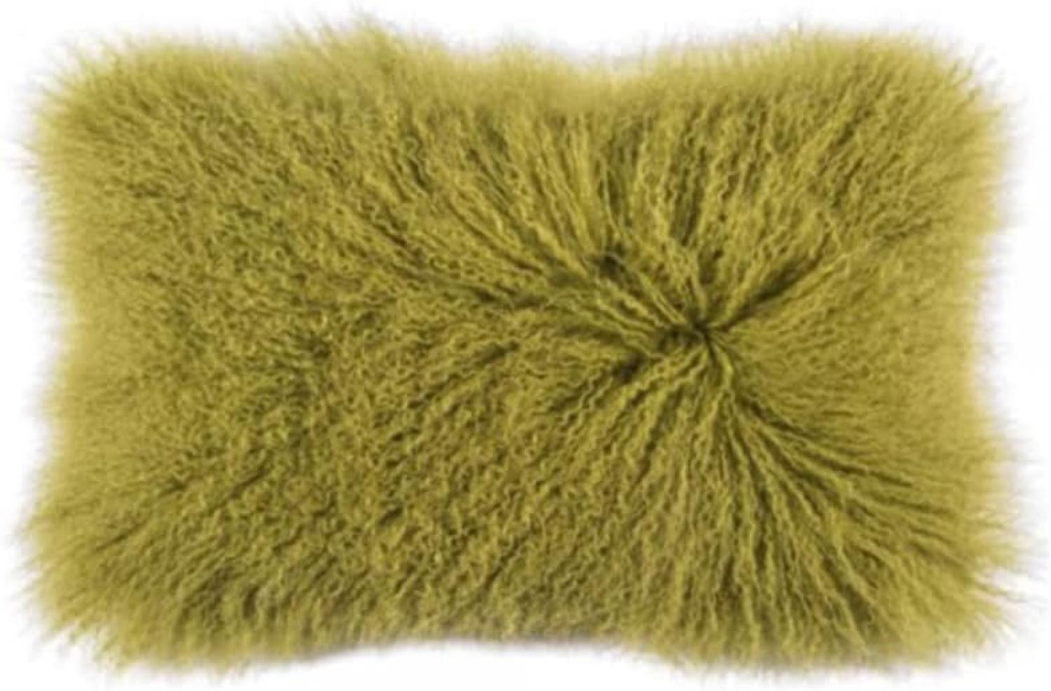 pad Kissenhülle Lammfell Kissen Glory Green (30x50cm)10182-G40-3050 Bild 1