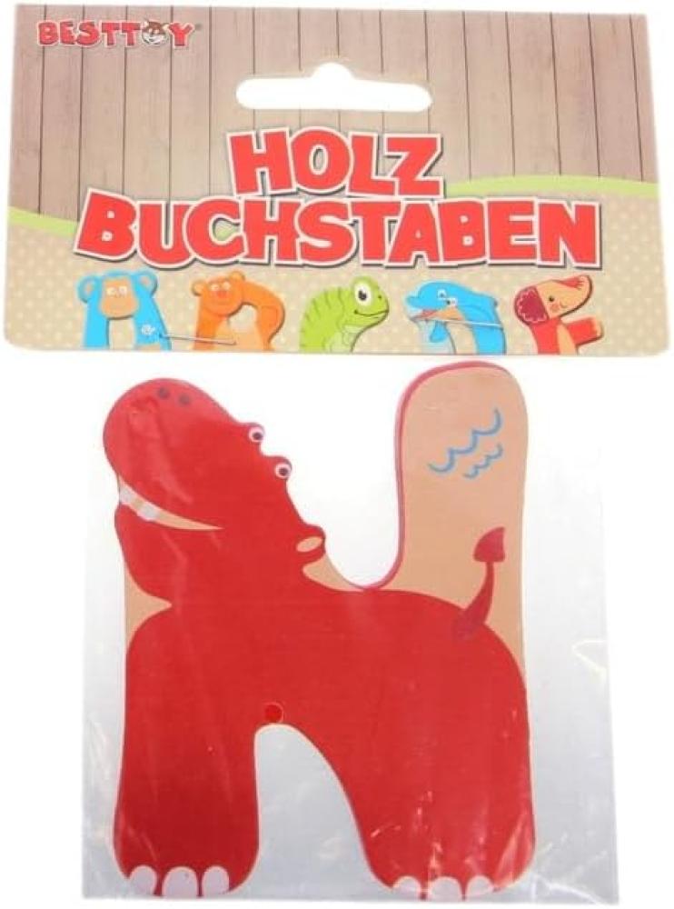 Besttoy - Holzbuchstabe - N - rot Bild 1