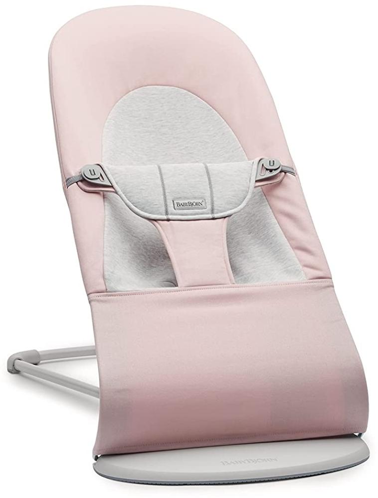 BabyBjörn Balance Soft Jersey Wippe Hellrosa / Grau Rosa hell 1 Bild 1