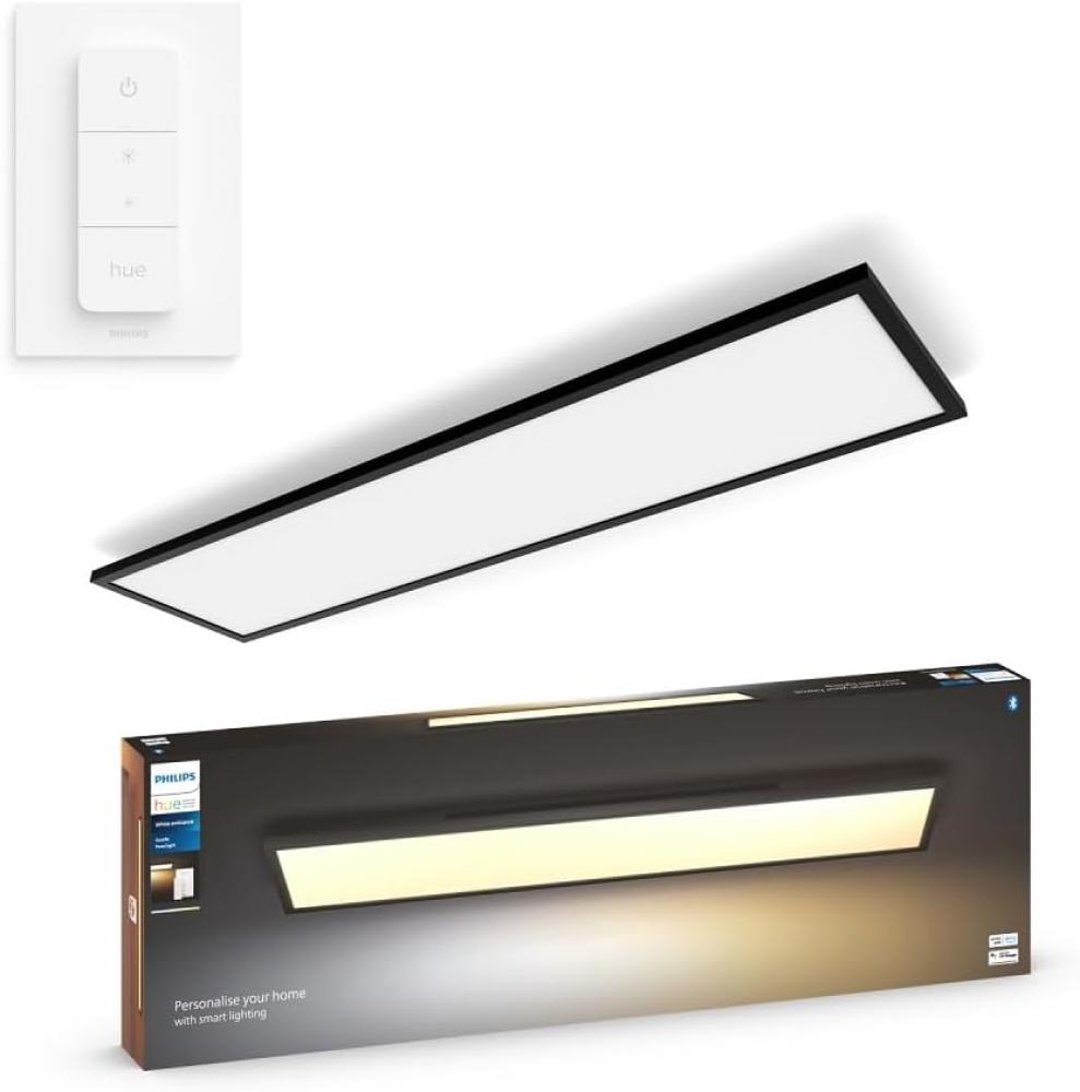 Philips Hue White Amb. Aurelle Panelleu 120x30 Schwarz inkl DS Bild 1