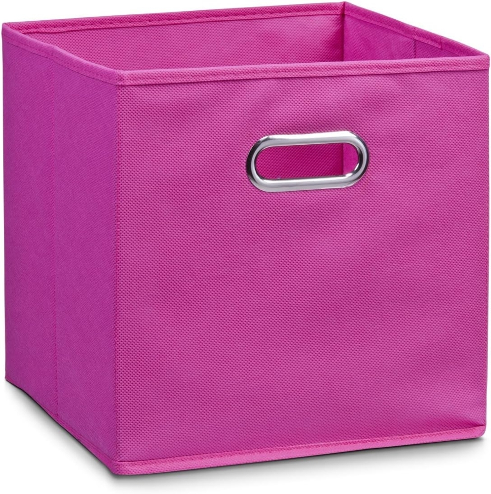 Aufbewahrungsbox mit Griff, Vlies - Pink Bild 1