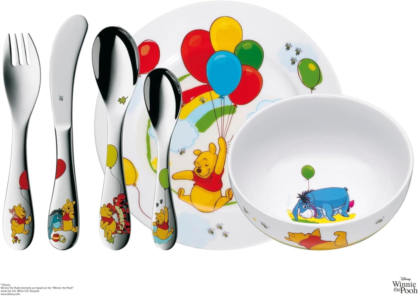 WMF Kinderbesteck-Set 6-teilig Winnie the Pooh Besteck Bild 1