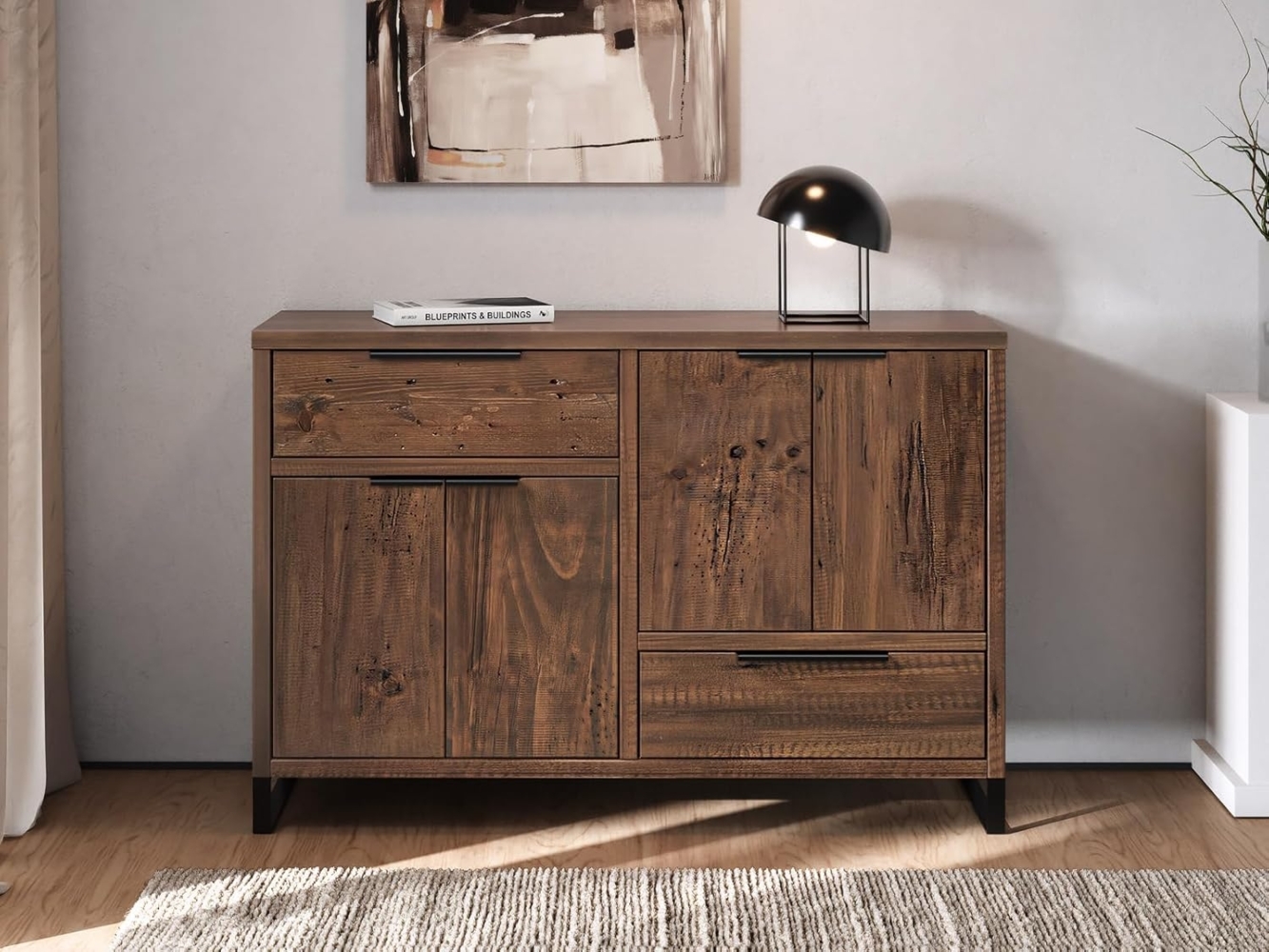 Sideboard Sydney 126cm Pinie Bild 1