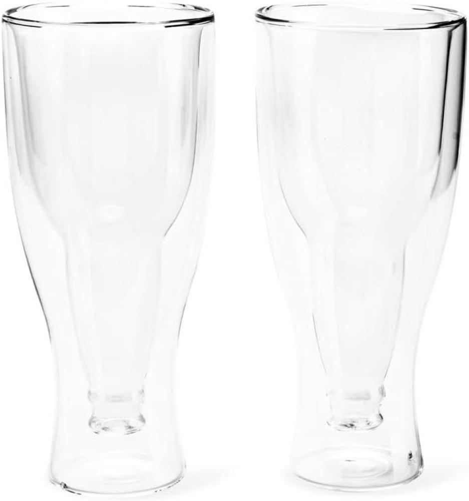 Biergläser Schwerkraft 400 ml 20,5 cm Glas 2 Stück Bild 1