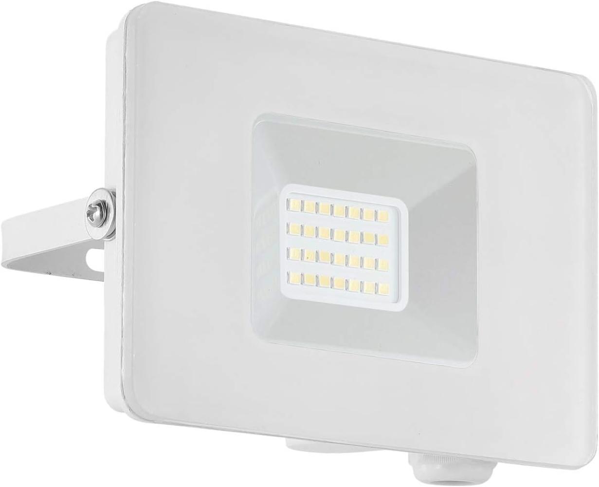 Eglo 33153 LED Outdoor Wandleuchte FAEDO 3 weiß klar L:13cm H:9,5cm T:3cm IP65 Bild 1