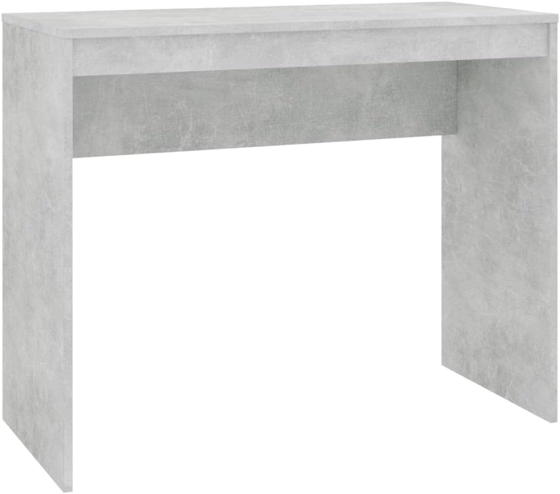 vidaXL Schreibtisch Hochglanz-Grau 90×40×72 cm Spanplatte Bild 1