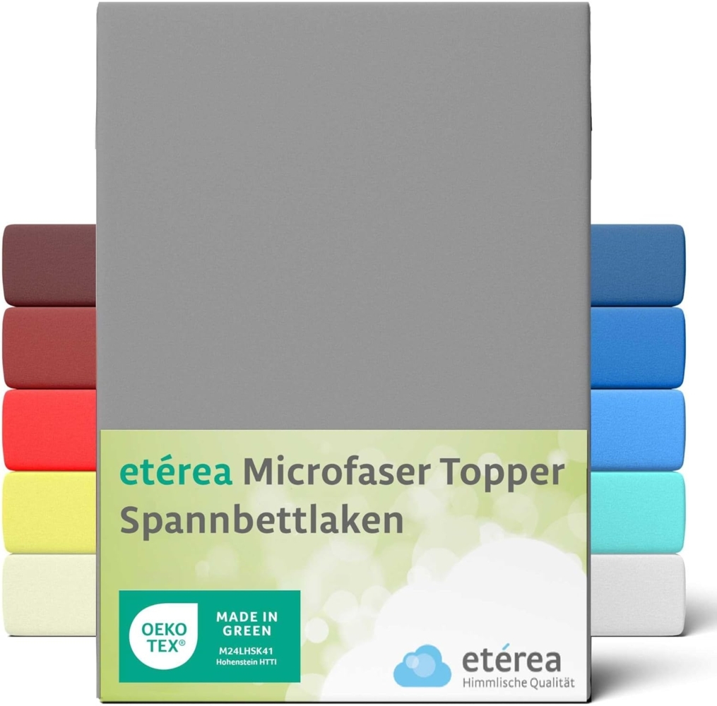 etérea Himmlische Qualität Spannbettlaken etérea Microfaser Topper Spannbettlaken, Microfaser, Gummizug: rundum, (1 Stück) Bild 1