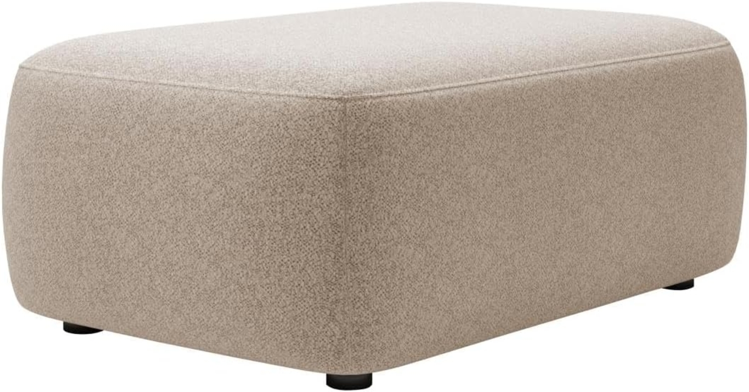 Vente-unique - Hocker - Strukturstoff - Taupe - DAVISO Bild 1