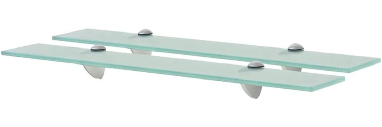 vidaXL Schwebende Regale 2 Stk. Glas 60x20 cm 8 mm [3051521] Bild 1