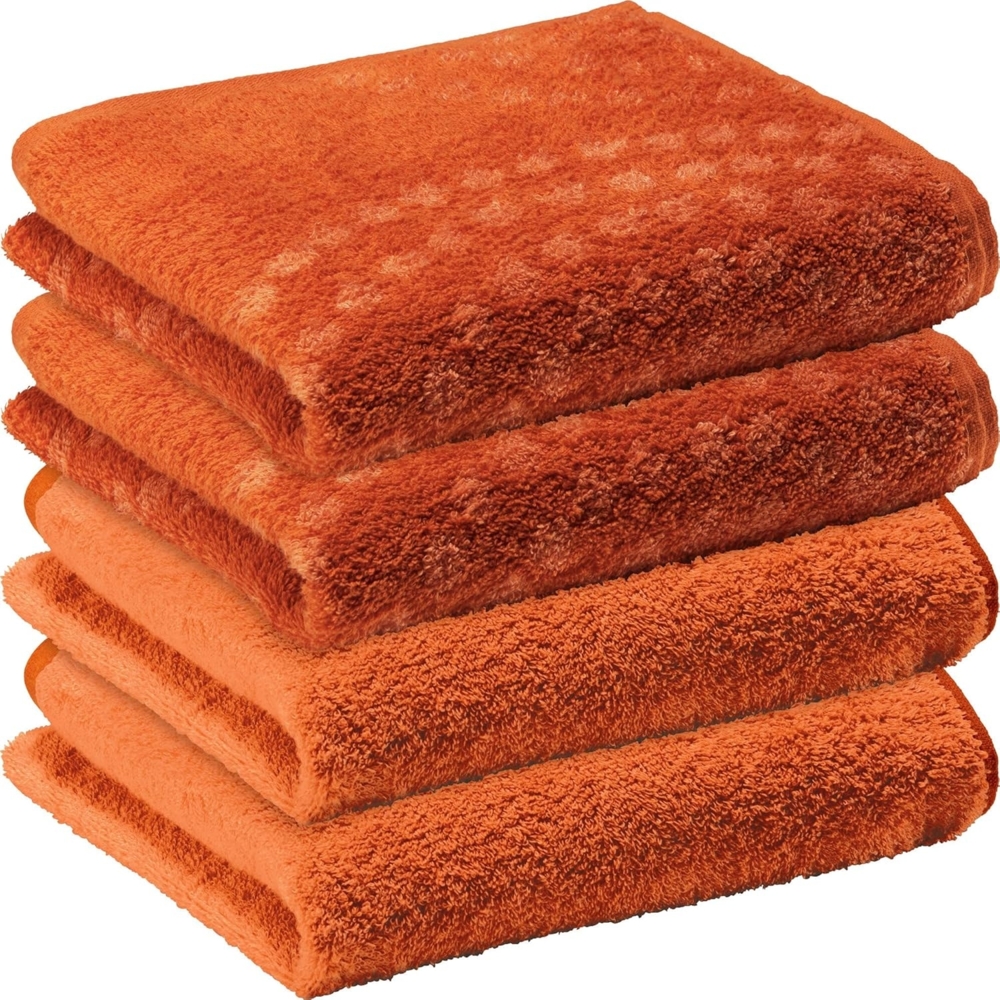 REDBEST Handtuch Handtuch "Lubbock" 4er-Pack, Frottier, Walk-Frottier Uni Bild 1