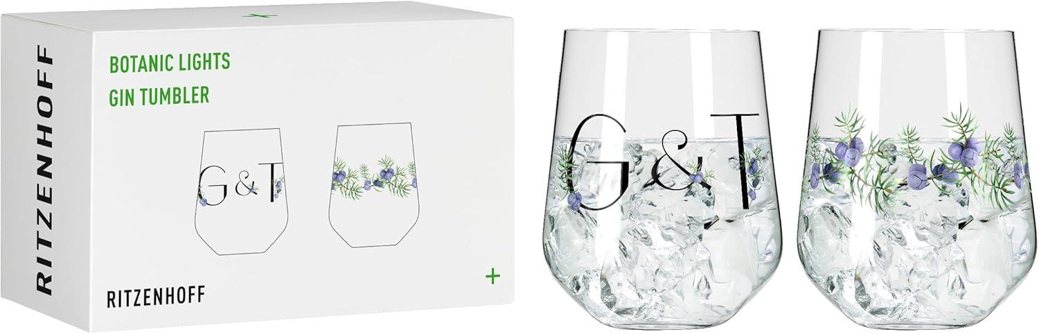 Ritzenhoff 3891001 BOTANIC LIGHTS Gin Tumbler 2er #5 #6 RDT 2023 / Ginglas-Set Bild 1