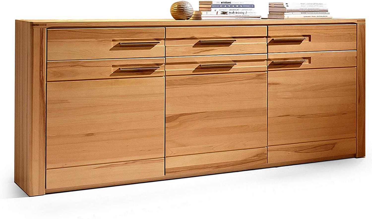 Möbel-Eins NESTOR PLUS Sideboard, Material Teilmassiv, Kernbuche lackiert Bild 1