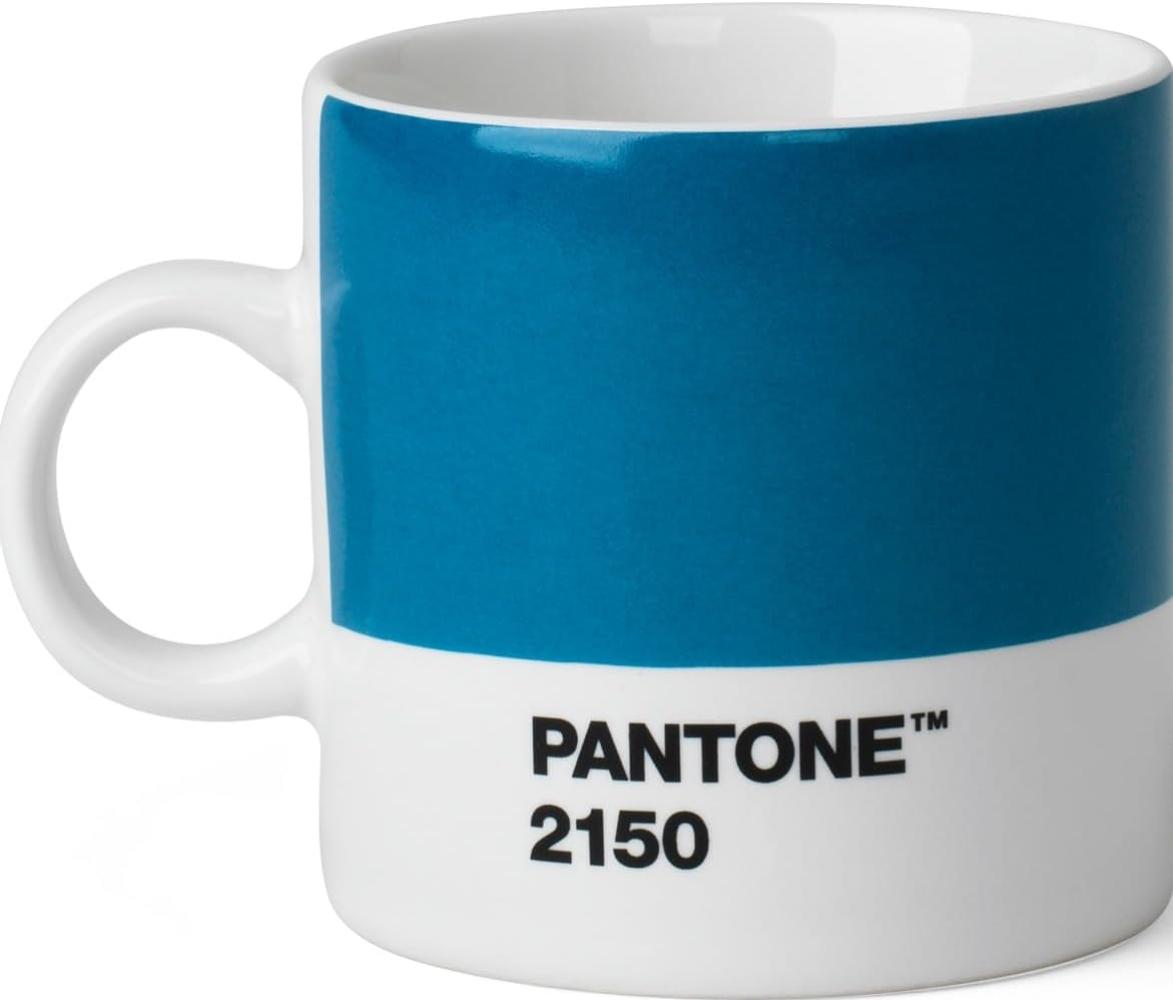 PANTONE Kaffeeservice, Fine Bone, Fine Bone, PANTONE Porzellan Espressotasse, dickwandig, spülmaschinenfest, 120ml Bild 1