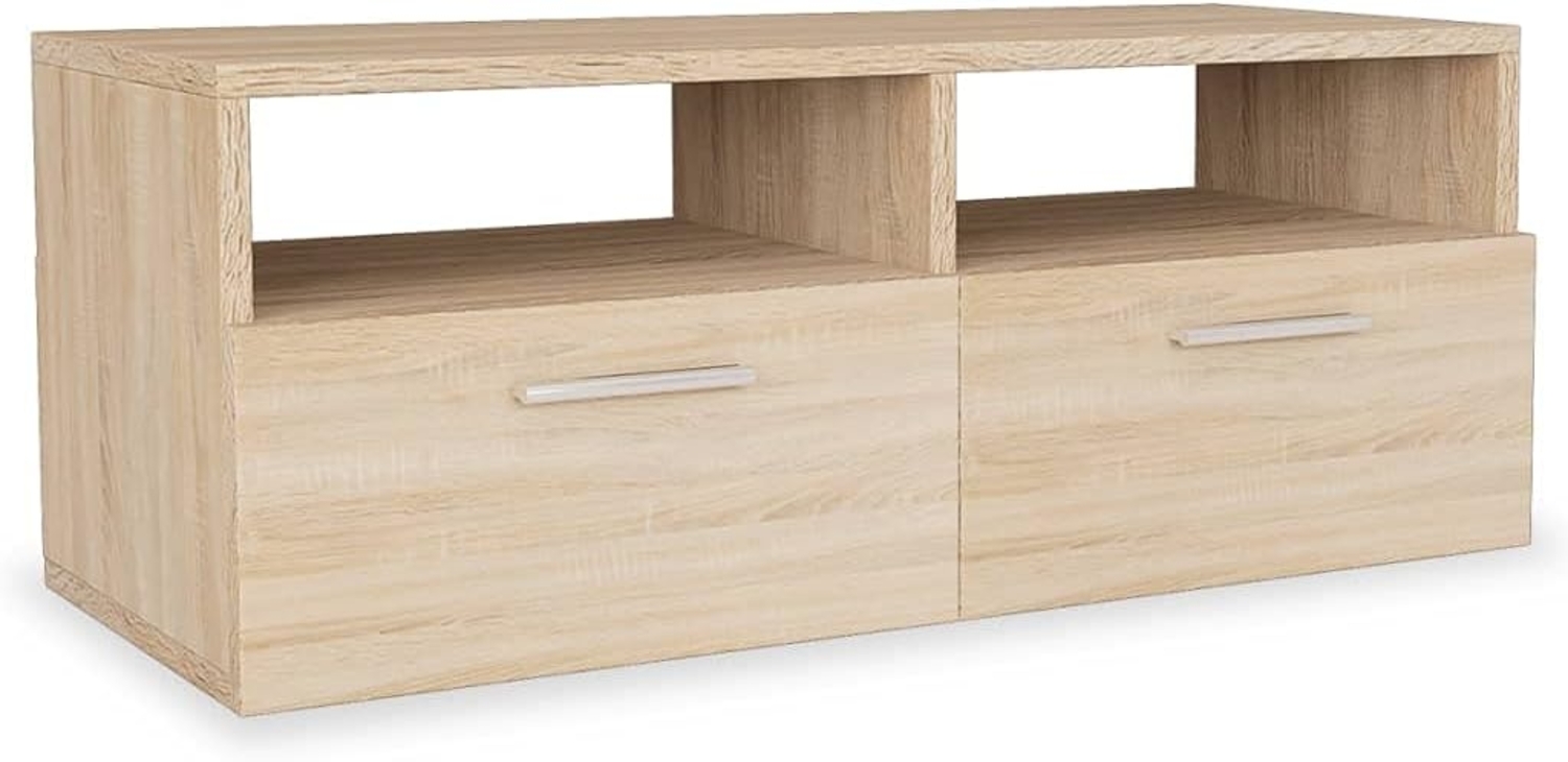 vidaXL TV-Schrank Holzwerkstoff 95x35x36 cm Eiche 244868 Bild 1