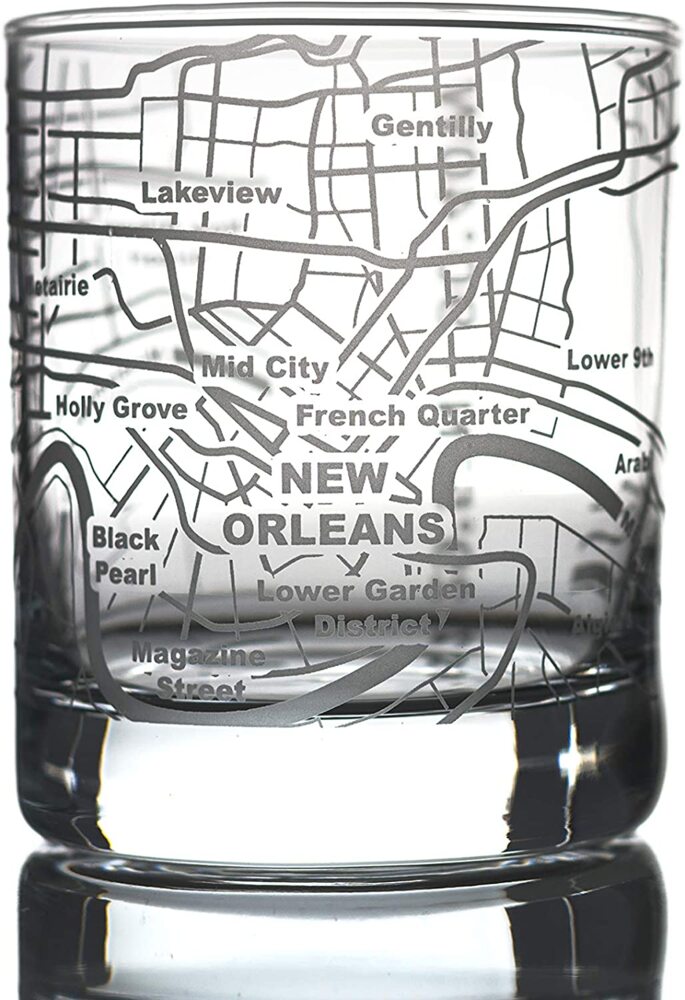 City Whiskyglas - 1 Stück New Orleans, LA Bild 1