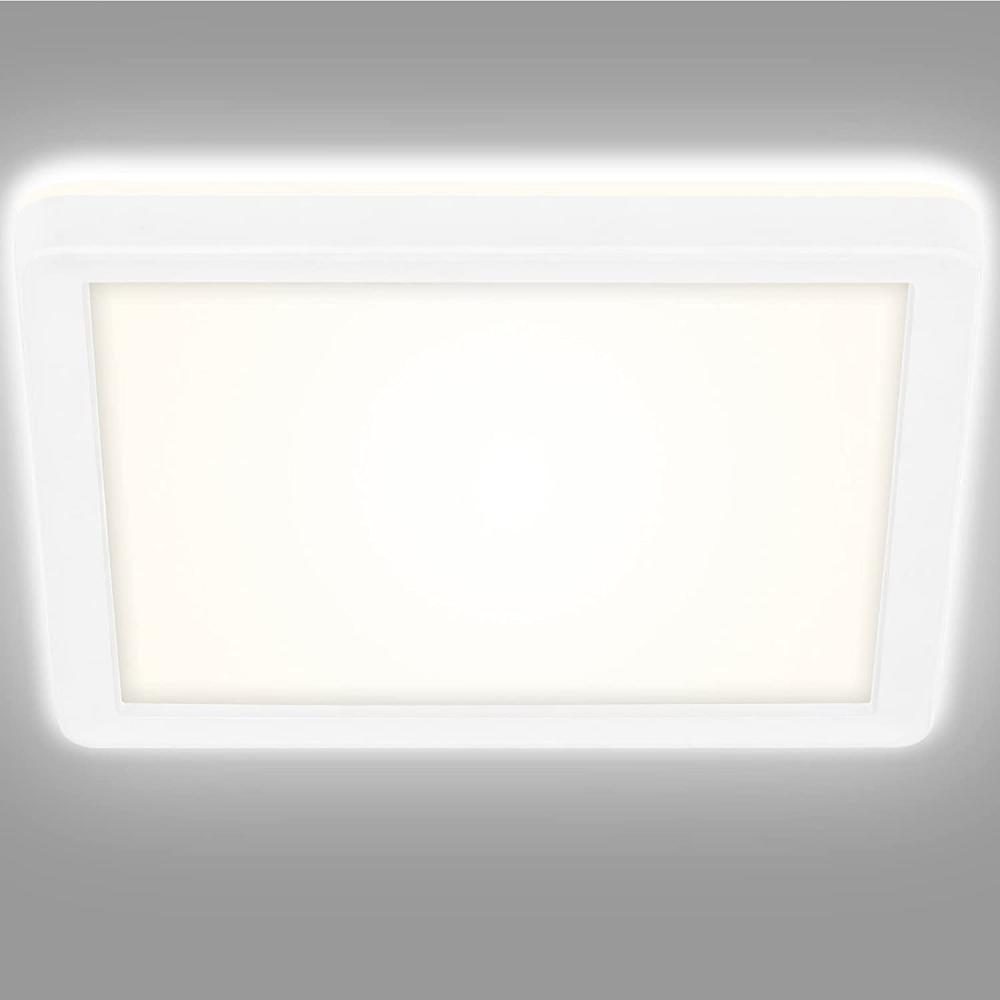 Briloner LED Panel Slim 19 cm, weiß, ultraflach Bild 1