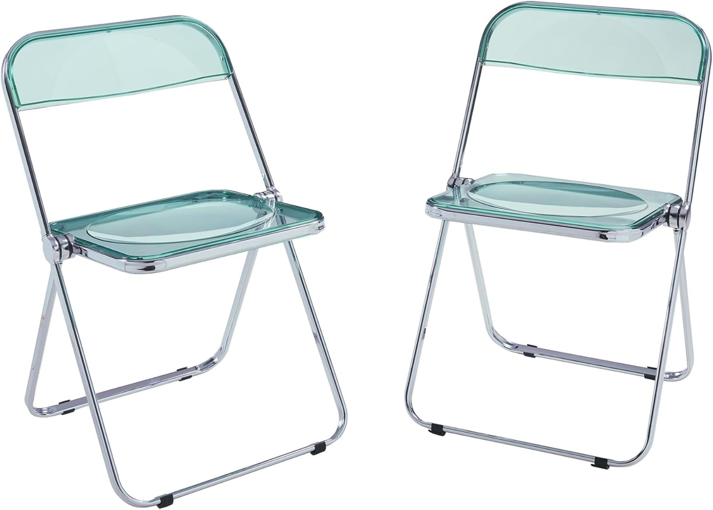 Klappstuhl Pornainen 2er Set Mintgrün, transparent [en. casa] Bild 1