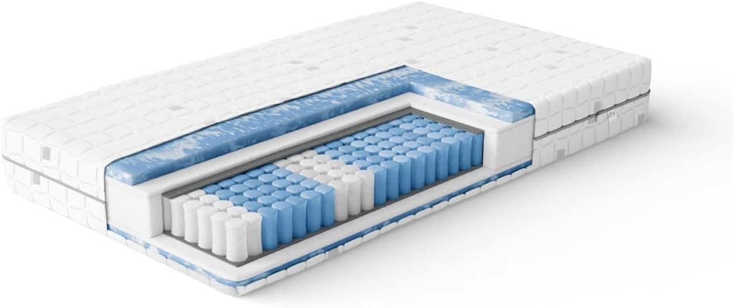 Tonnen-Taschenfederkern-Matratze Diego 200cmx200cm H2 Bild 1