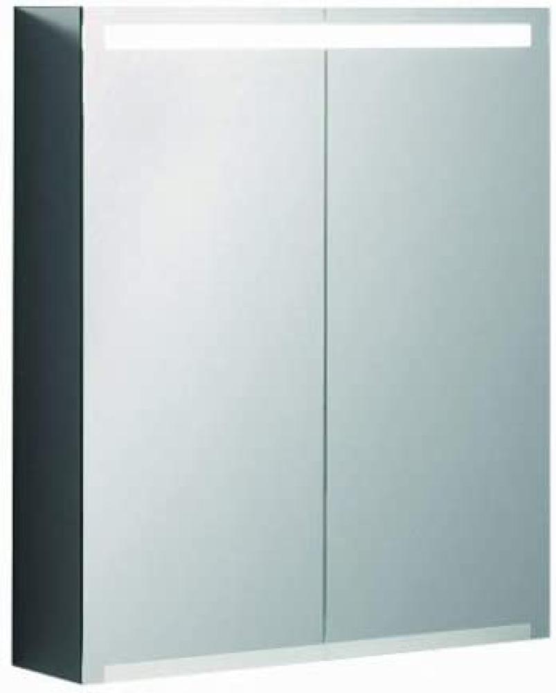 Geberit Option Spiegelschrank mit Beleuchtung, zwei Türen, Breite 60 cm, 500582001 - 500.582.00.1 Bild 1